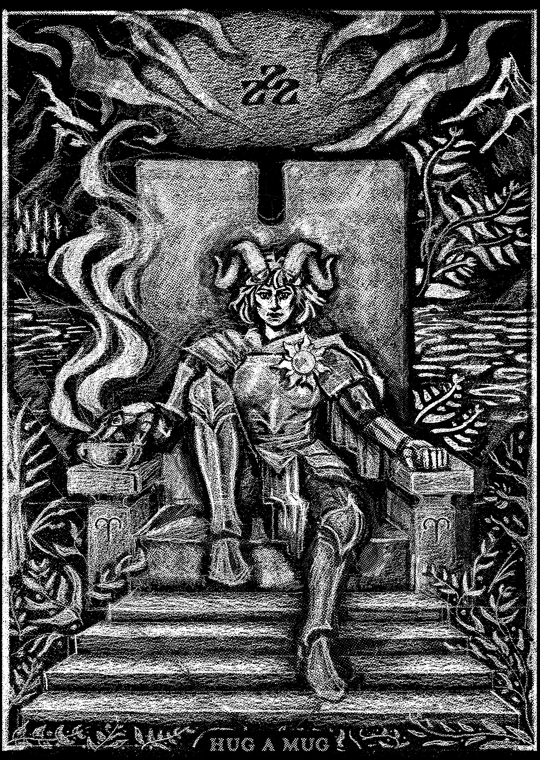 Hug a Mug - Aries Tarot Illustration